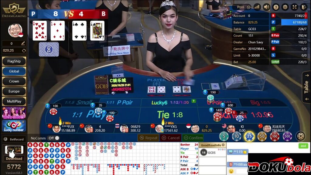 DG百家樂,DG真人,Dream Gaming,DG百家樂玩法,DG百家樂投注